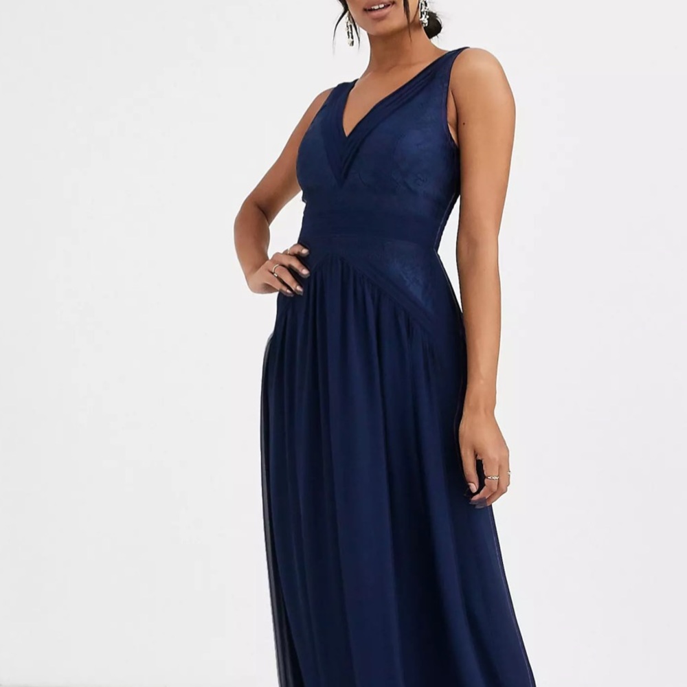 Little Mistress Navy Blue Dress